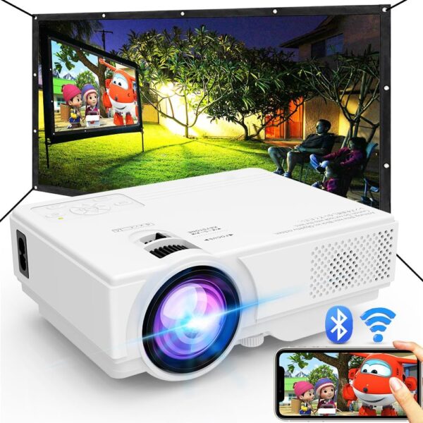 NIS00 Mini Movie Projector with WiFi and Bluetooth