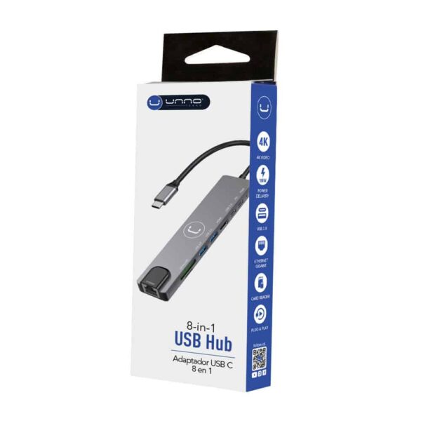 Unno 8-IN-1 TYPE C HUB