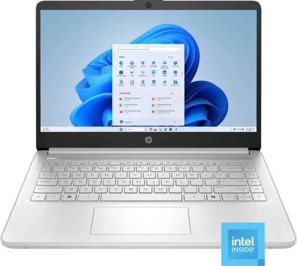HP 14-dq6011dx (Intel N150 4GB 128GB UFS Win.11) HD Laptop w/Microsoft 365 Personal