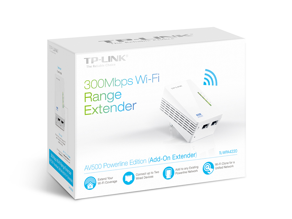 TP-LINK 300Mbps AV500 Wi-Fi Powerline Extender (D.O.M $50)